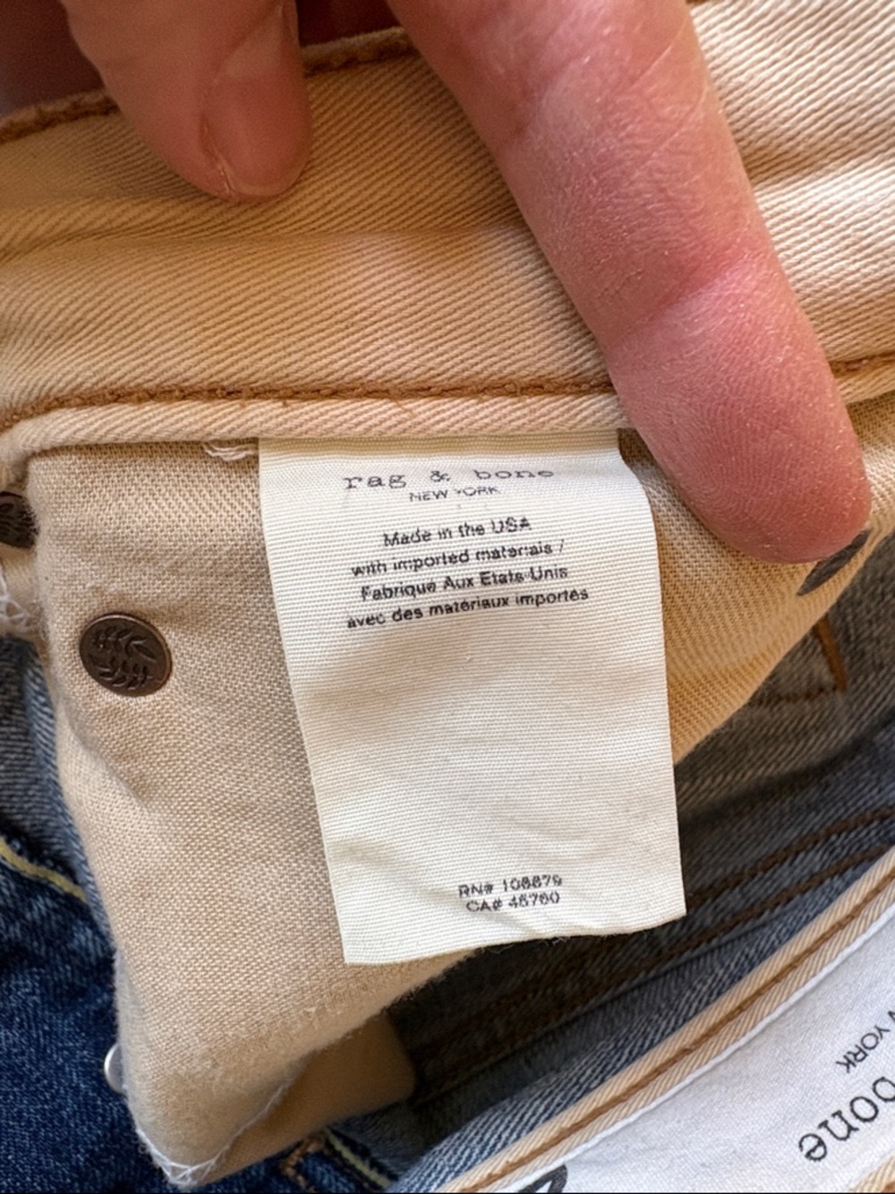 Rag & Bone Maya high-rise ankle jeans - Picture 7 of 8